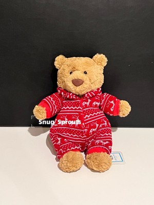 AUTHENTIC‼️ NWT Jellycat Bartholomew Bear Winter Pajamas