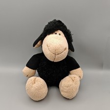 NICI Black Sheep Plush Soft Toy Collectible Cuddly Teddy 30cm 