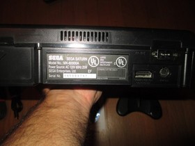 SEGA SATURN MK-80000A CONSOLE SYSTEM SET w/ VIRTUA FIGHTER REMIX *WORKS GREAT*