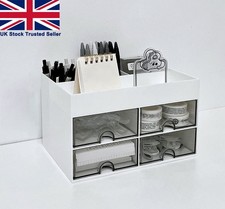 Desk Organiser, Multi-Use Desk Tidy & Pen Holder White UK