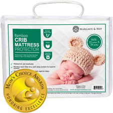 Crib Mattress Protector   100 Waterproof Baby Crib Mattress Protector Pad, High