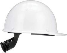 MSA 475396 White Skullgard Cap Hard Hat with Ratchet Suspension