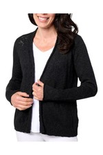 Belle Beach by Kim Gravel Women's GottaGetaway Cardigan Blk
