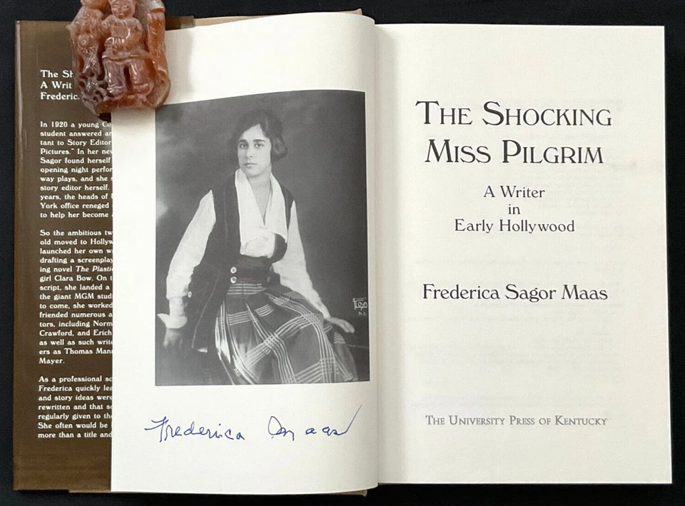 The Shocking Miss Pilgrim, Frederica Maas SIGNED, 1st Ed., Hardcover (1999) RARE - Image 3 of 4