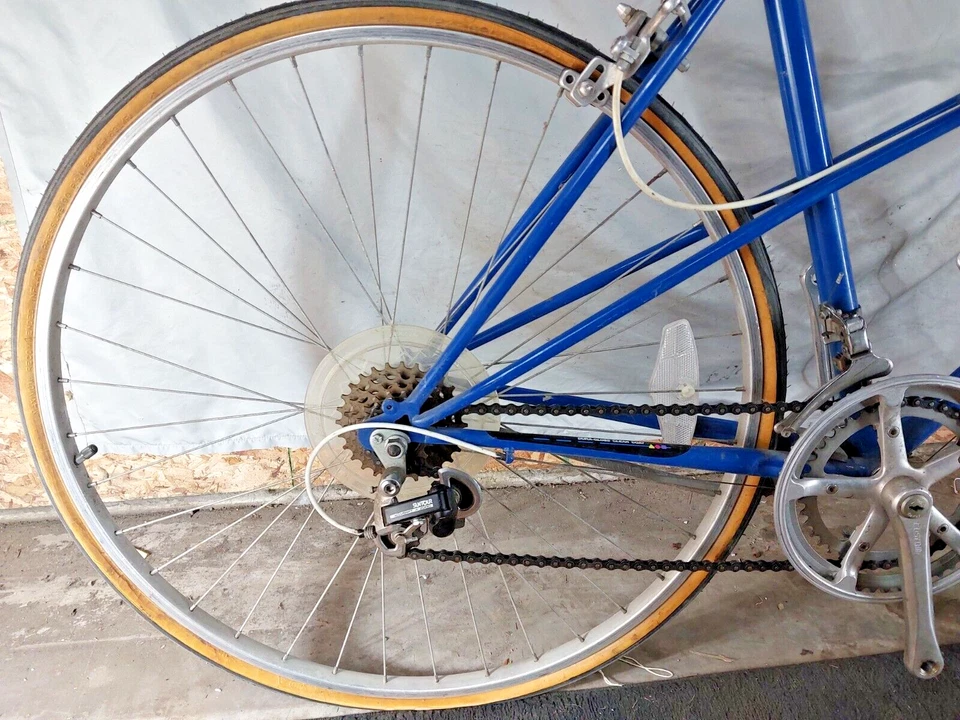 Bicicleta híbrida Raleigh Pursuit Mixte 1985 pequeña 51 cm con orugas de acero Suntour envíos EE. UU. Foto 3 de 4