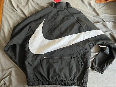 Nike Swoosh Jacket Woven PACKABLE Halfzip windbreaker small Nike Swoosh Jacket Woven PACKABLE Halfzip windbreaker small