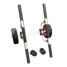 CARRELLO SUPPORTO CARRELLO KAYAK/CANOA ALLUMINIO REGOLABILE con RUOTE 10" FLAT FREE 