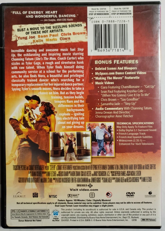 Step Up DVD 2006 (Widescreen) Foto 2 de 3