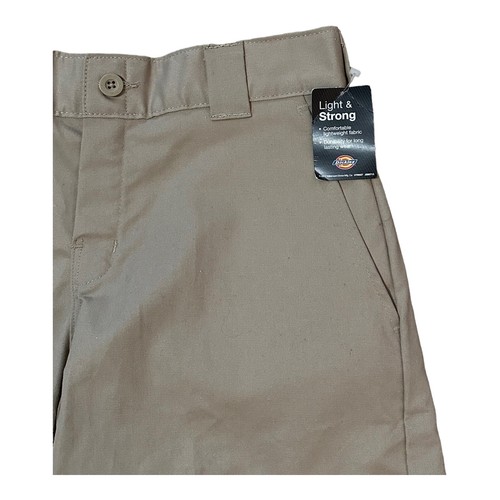 Dickies Shorts Mens 30 Beige Khaki Relaxed Fit Cargo Pockets Twill Workwear New - Picture 2 of 6