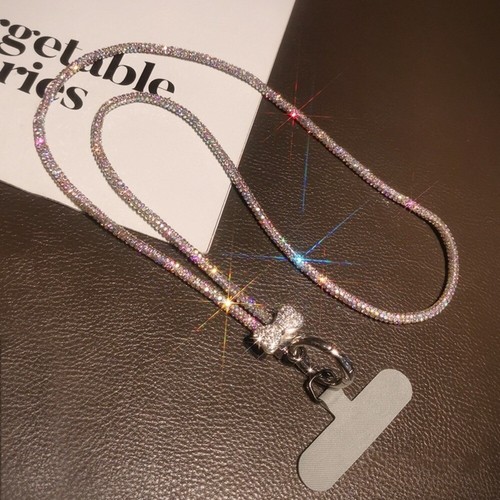 Gasket Clip Diamond Phone Lanyard Mobile Phone Chain Strap Keychain - 第 14/16 張圖片