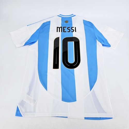 Adidas Messi 10 Argentina Jersey 2024 Home Soccer Shirt Mens MEDIUM M Blue NEW - Picture 4 of 14