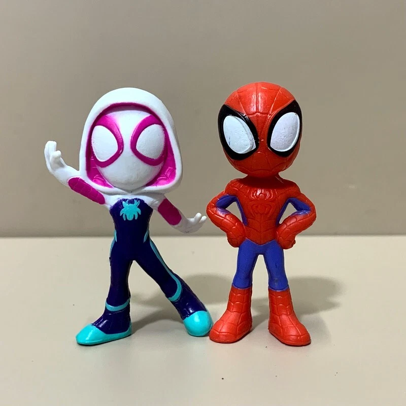 Lot 6pcs Marvel Spidey and His Amazing Friends Rhino Hulk Spider Man Iron