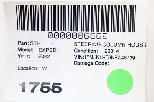 Columna de dirección Ford Expedition 2022-2025 carcasa superior e inferior OEM ML3B3F832BH - Imagen 12 de 12
