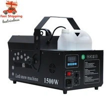 1500W Snow Machine Stage Fake Snowflake Maker Disco Party Stage Show Effect DMX