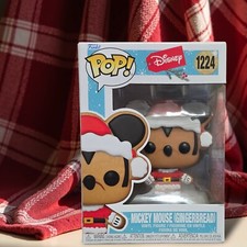 Funko Pop Mickey Mouse Pan de Jengibre 1224 Disney Vacaciones Navidad Figura Vinilo