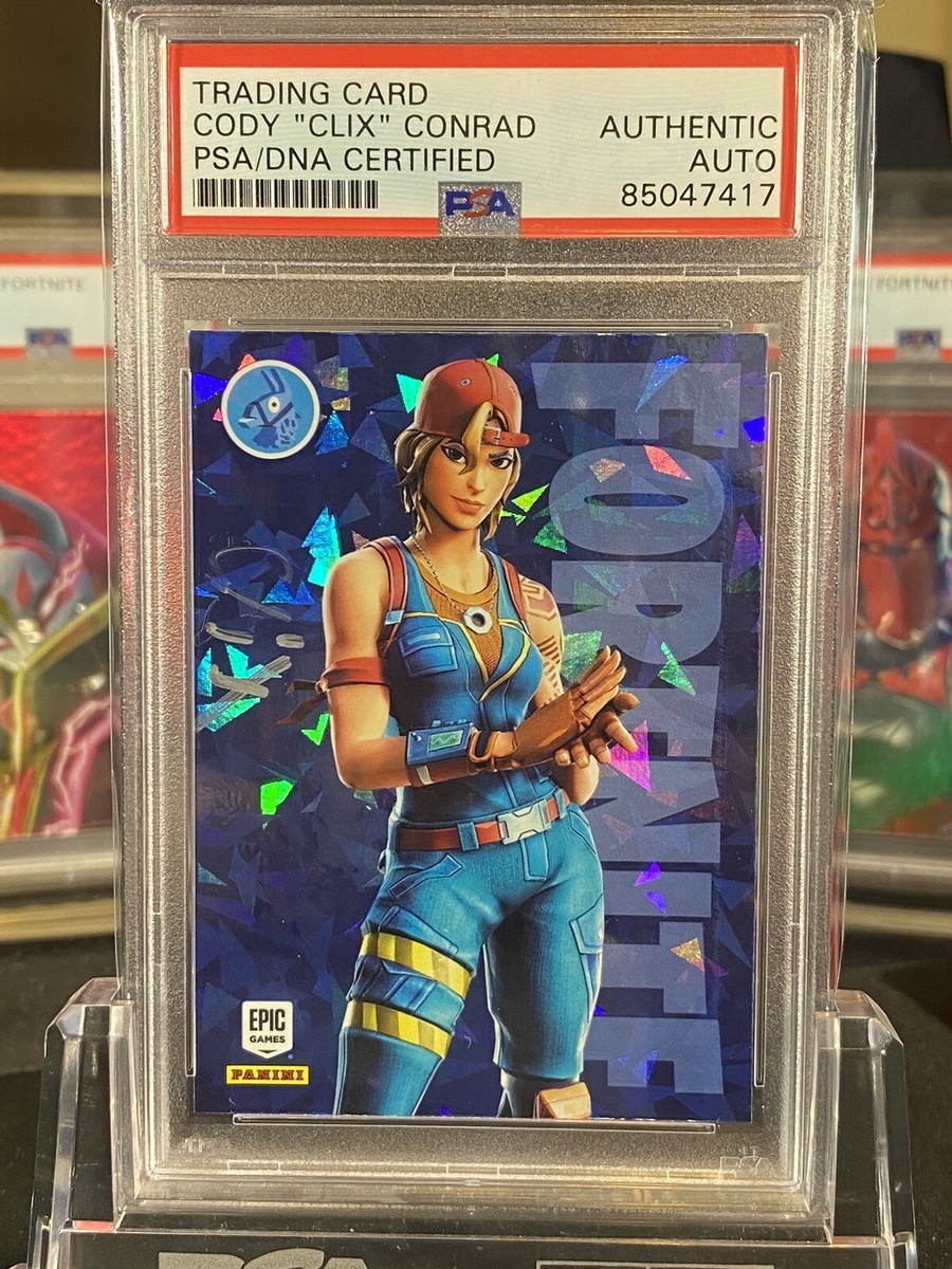 2021 Panini Fortnite Series 3 Sparkplug #81 Clix PSA/DNA Authentic