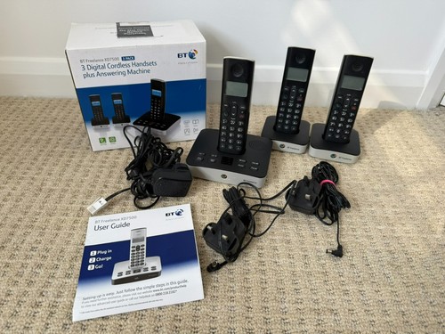 BT Freelance XD7500 3 trio potrójna bezprzewodowa słuchawka cyfrowa sekretarka - Zdjęcie 3 z 11