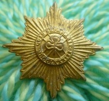 Irish Guards Cap Badge All BRASS 2 Lugs