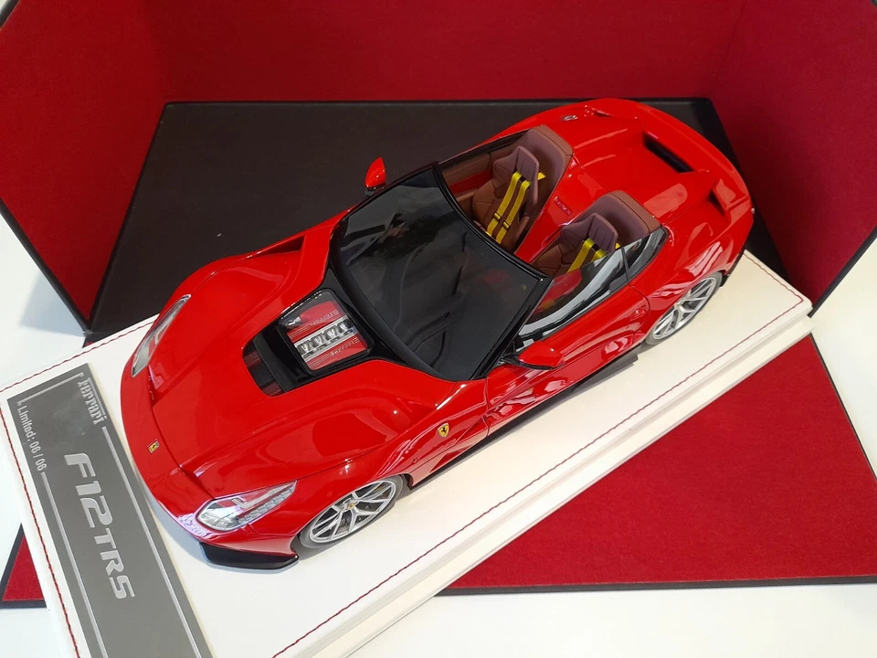 1/18 DAVIS & GIOVANNI FERRARI F12 TRS ROSSO CORSA #6/06 CAJA Y ESTUCHE MUY RARO NUEVO Foto 2 de 4