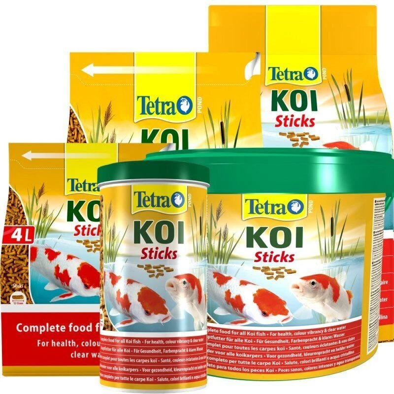 TÉTRA Tetra Pond Koi Sticks Floating Fish Food Complete Food Nutrition Growth Premium