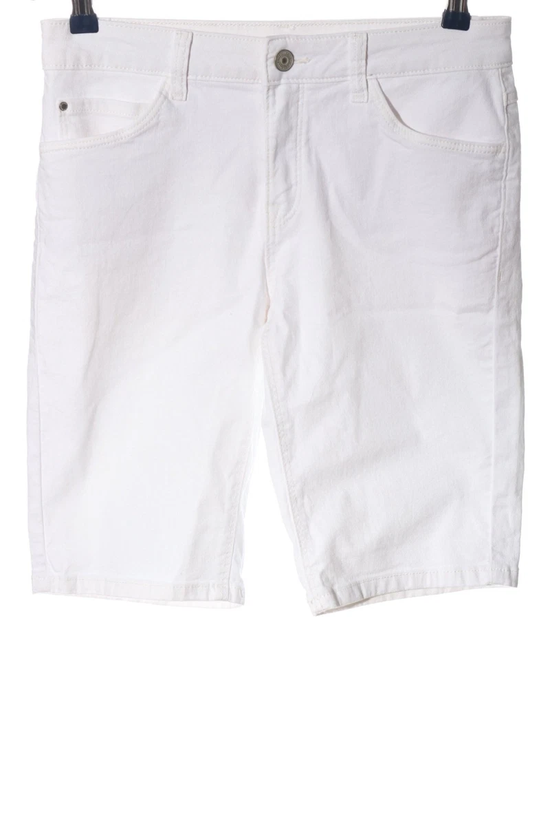C A Pantal n corto de tela vaquera Mujeres Talla EU 36 blanco puro