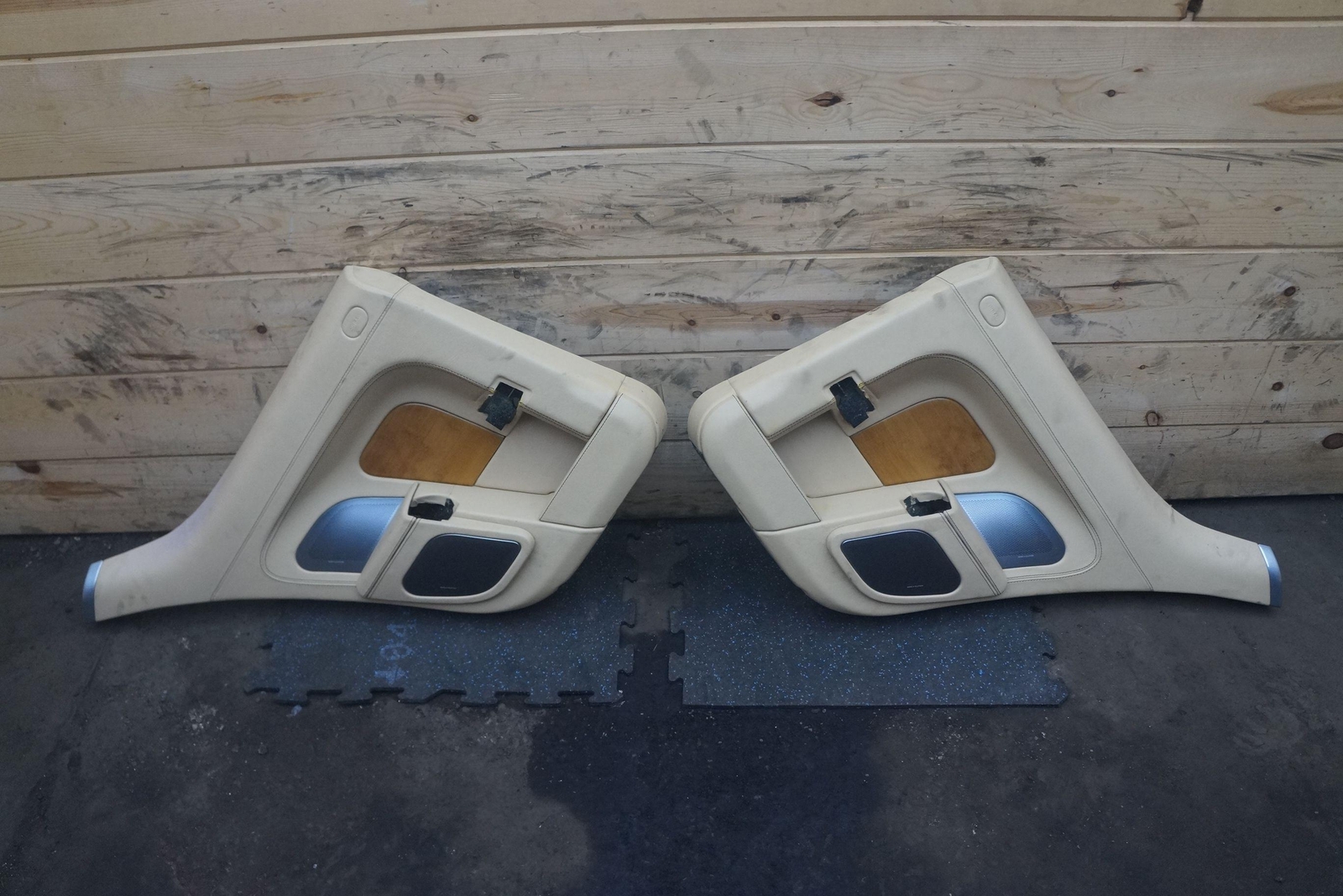 Set 4 Front Rear Door Trim Panel Winter Wheat Oem Aston Martin Rapide S 2014