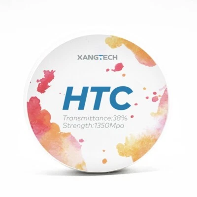 XANGTECH 98mm HTC Preshaded Zirconia Block Disc A1/A2/A3 Colors Thickness 14-22mm for Lab