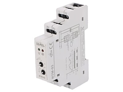 RTM-03 Module: Regulator NTC Temperature Off: SPDT, Relay DIN -20-60°C ZAMEL