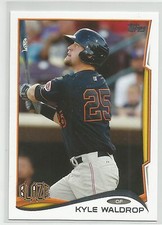 Kyle Waldrop Cincinnati 2014 Topps Pro Debut Minor League