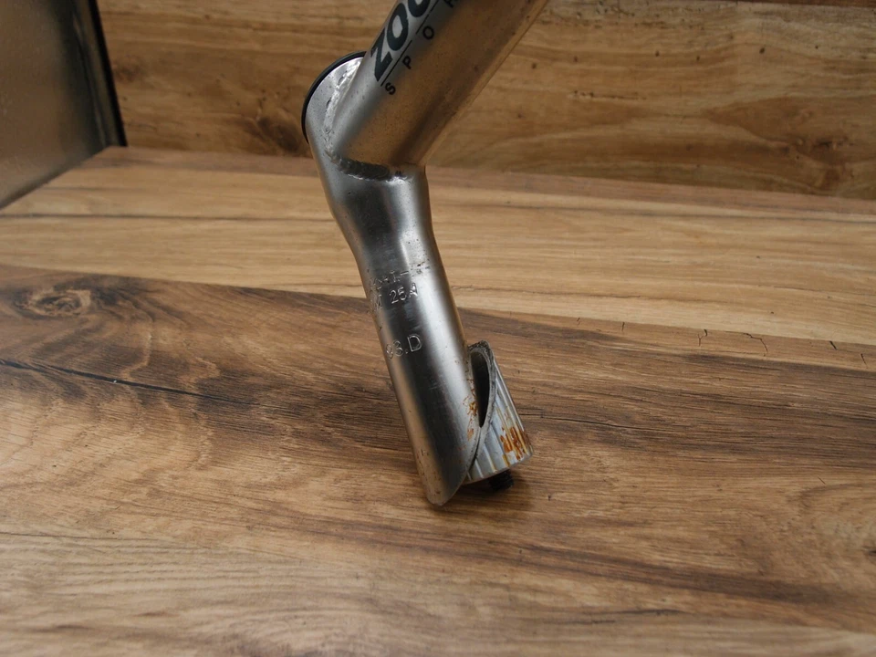 1990's MTB flat aluminium handlebar ZOOM 6000+ quill stem ZOOM steel - Image 4 of 4