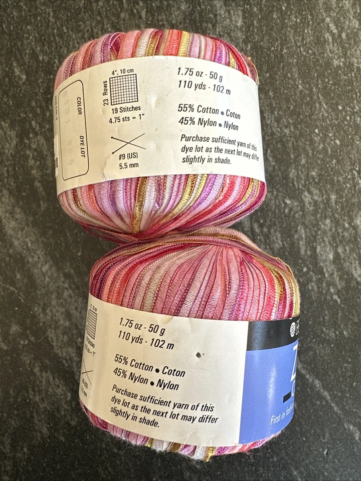 Lote de 2 - Berroco ZEN Colores Moda Cinta Hilo Color 8181 50g/110 yardas Foto 4 de 4