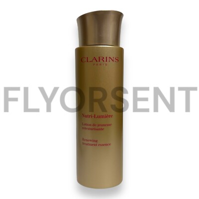 CLARINS Nutri-Lumiere Renewing Treatment Essence 6.7oz UNSEALED / NEVER USED