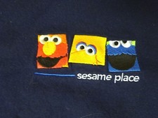 Sesame Place HOODIE SWEATSHIRT Kids Sz L Unisex ELMO BIG BIRD COOKIE MONSTER