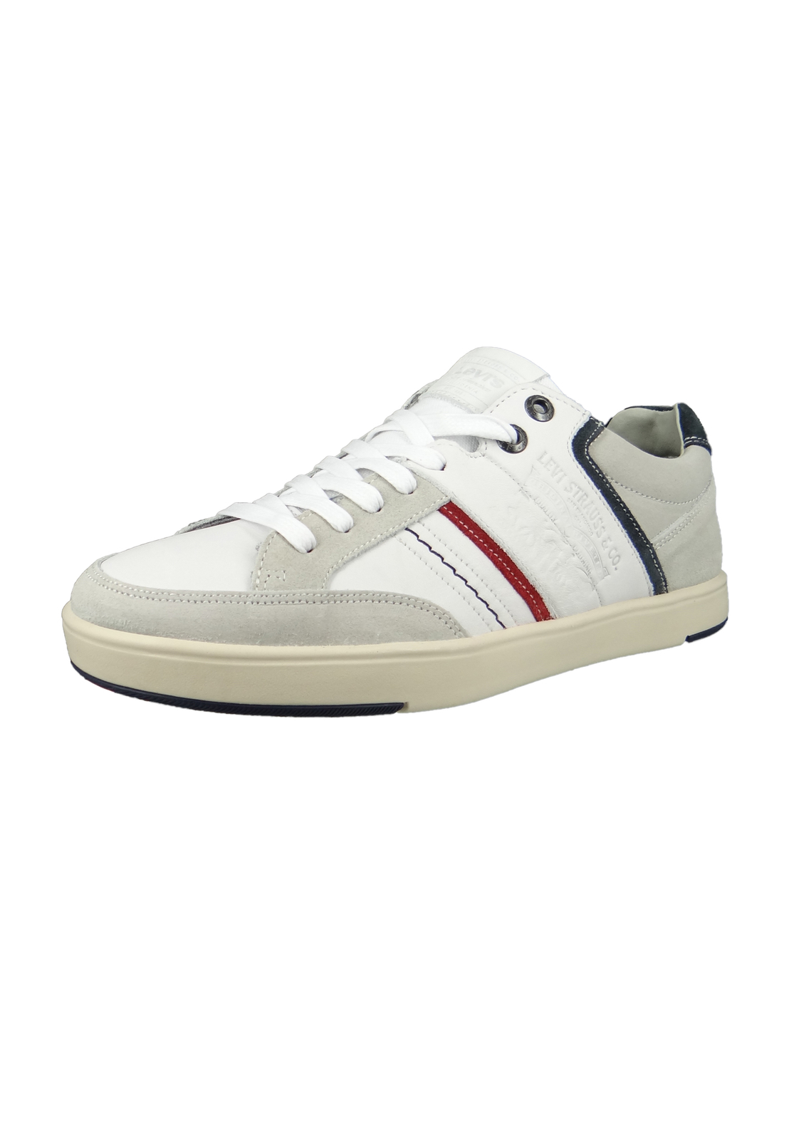 Levis 226776-1700-51 Schuhe Sneaker Beyers Weiss Regular White Gr. 43 Levis 226776-1700-51 Schuhe Sneaker Beyers Weiss Regular White Gr. 43
