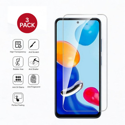 3x Panzerfolie Tempered 9H Schutzglas Xiaomi Redmi Note 14 13 12 11 Pro Plus 5G