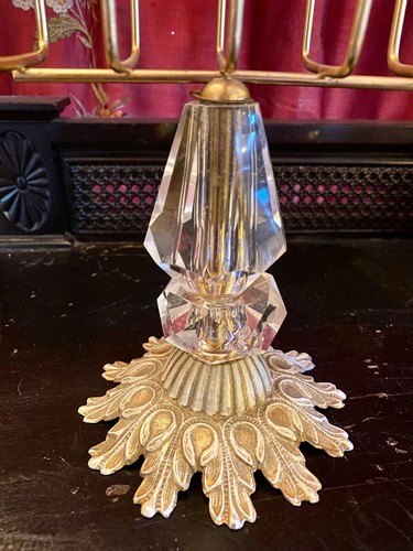 Vintage Gold Ornate Hollywood Regency Bathroom Towel Holder + Soap dish Pedestal - Picture 3 of 6