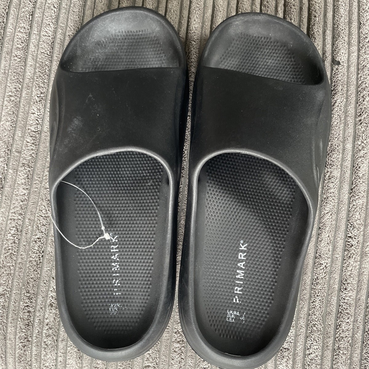 Black Primark Sliders Size Men's UK
