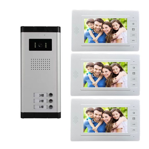 7" Apartment Wired Video Door Phone Intercom Entry System for Multi Units New - Picture 2 of 17
