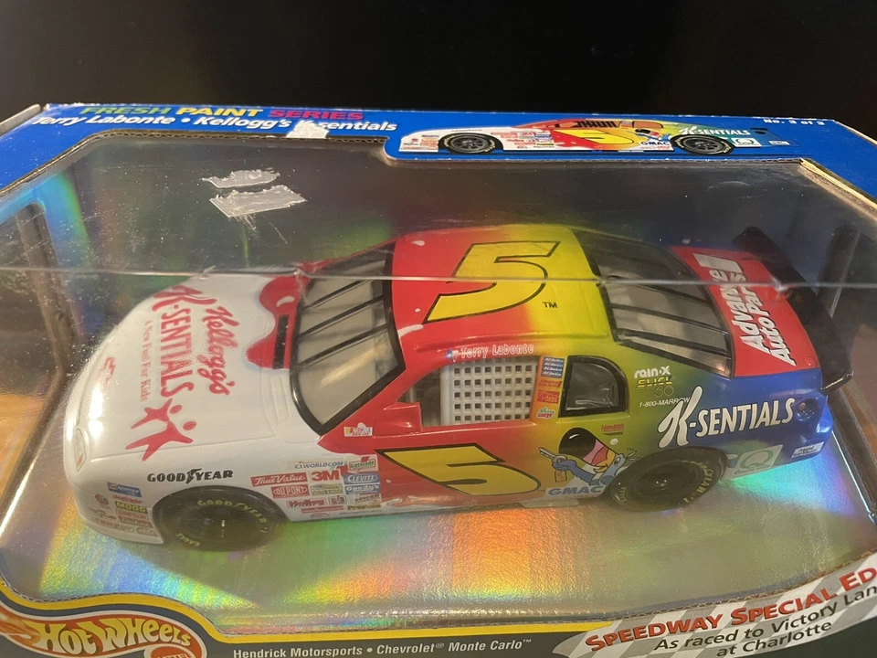 Terry Labonte #5 Kelloggs NASCAR 1999 nuevo en caja 1/24 Hot Wheels 1/7998 edición limitada Foto 3 de 4