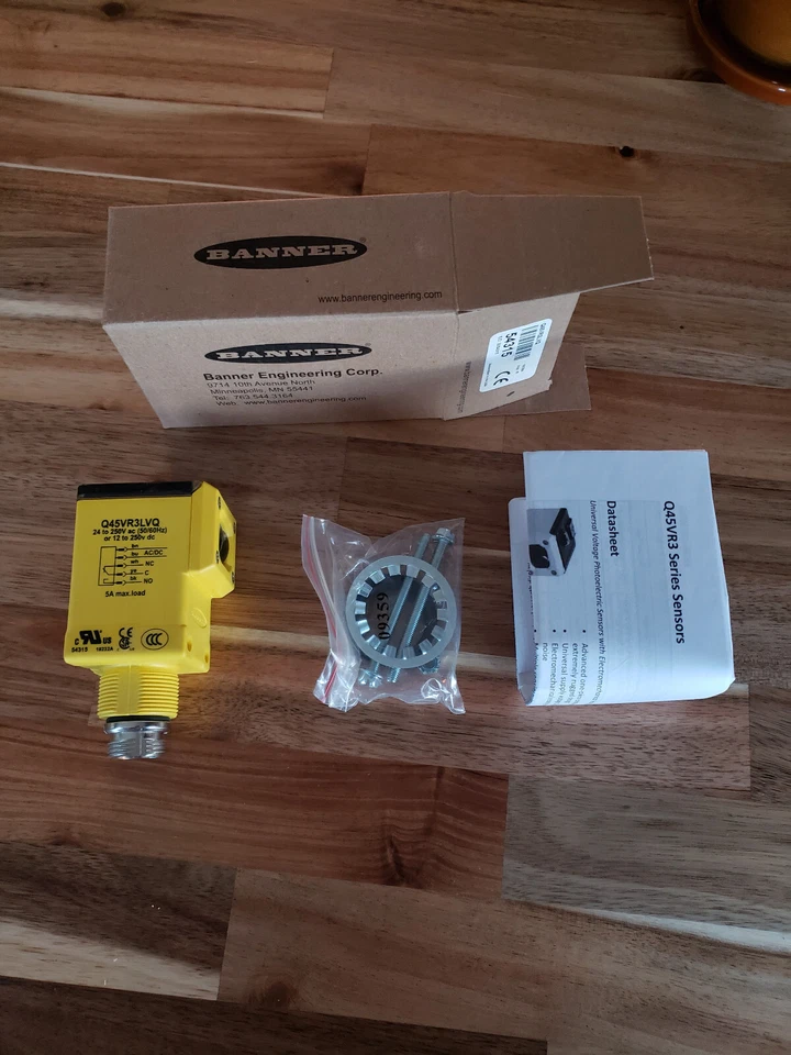NUEVO SENSOR BANNER Q45VR3LVQ 54315 FOTOCÉLULA Foto 2 de 3
