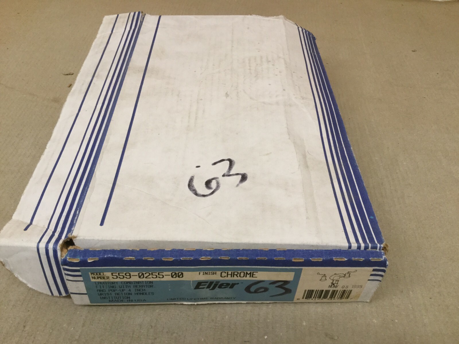 ELJER 559025500 MINIWIDESPREAD LAV SINK FAUCET, PARTS, CHROME eBay