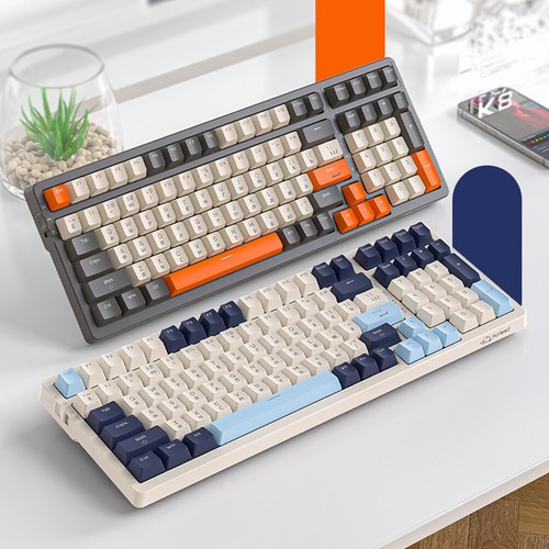 Clavier mécanique sans fil K8 trois modes clavier échangeable à chaud pour PC gamer - Photo 4/18