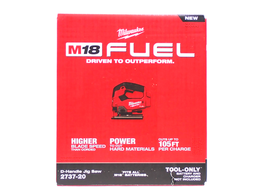 Milwaukee 2737-20 M18 18V FUEL Brushless Cordless D Handle Jig Saw Tool-Only