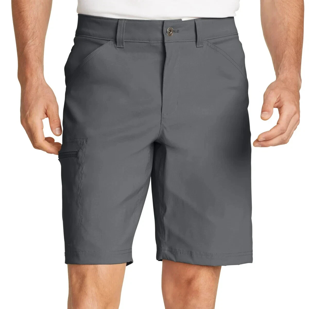 Eddie Bauer Men's Tech Shorts, Gray, Size 32 | eBay