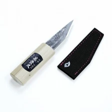 "MIKIHISA" Hammered Pattern Yokote Craft Knife 90mm（3.5”）Made in Japan