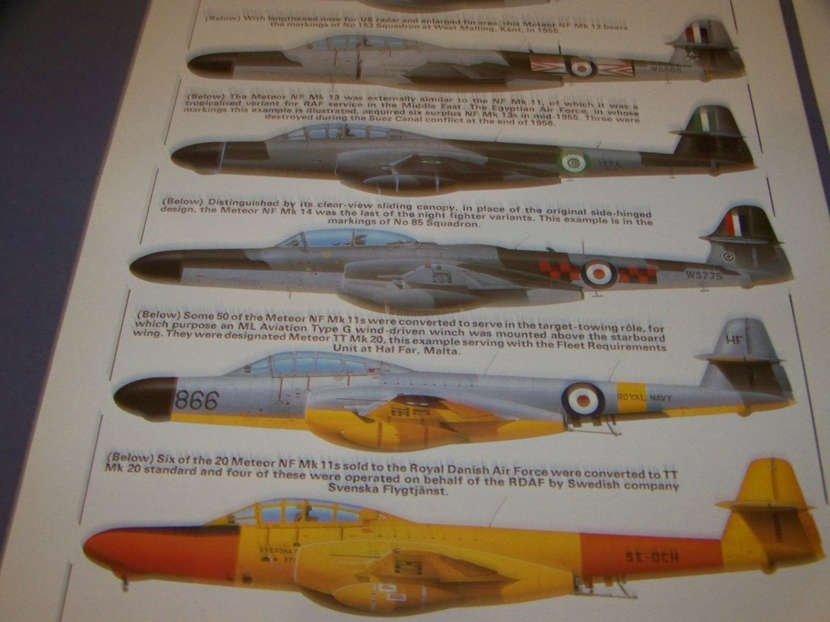 VINTAGE..METEOR VARIANTS..COLOR PROFILES/HISTORY(570G) | eBay