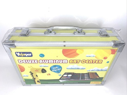 Yojoyer Deluxe Aluminium Art Center mit tragbarem Aluminiumkoffer Gelb Neu - Bild 2 von 12