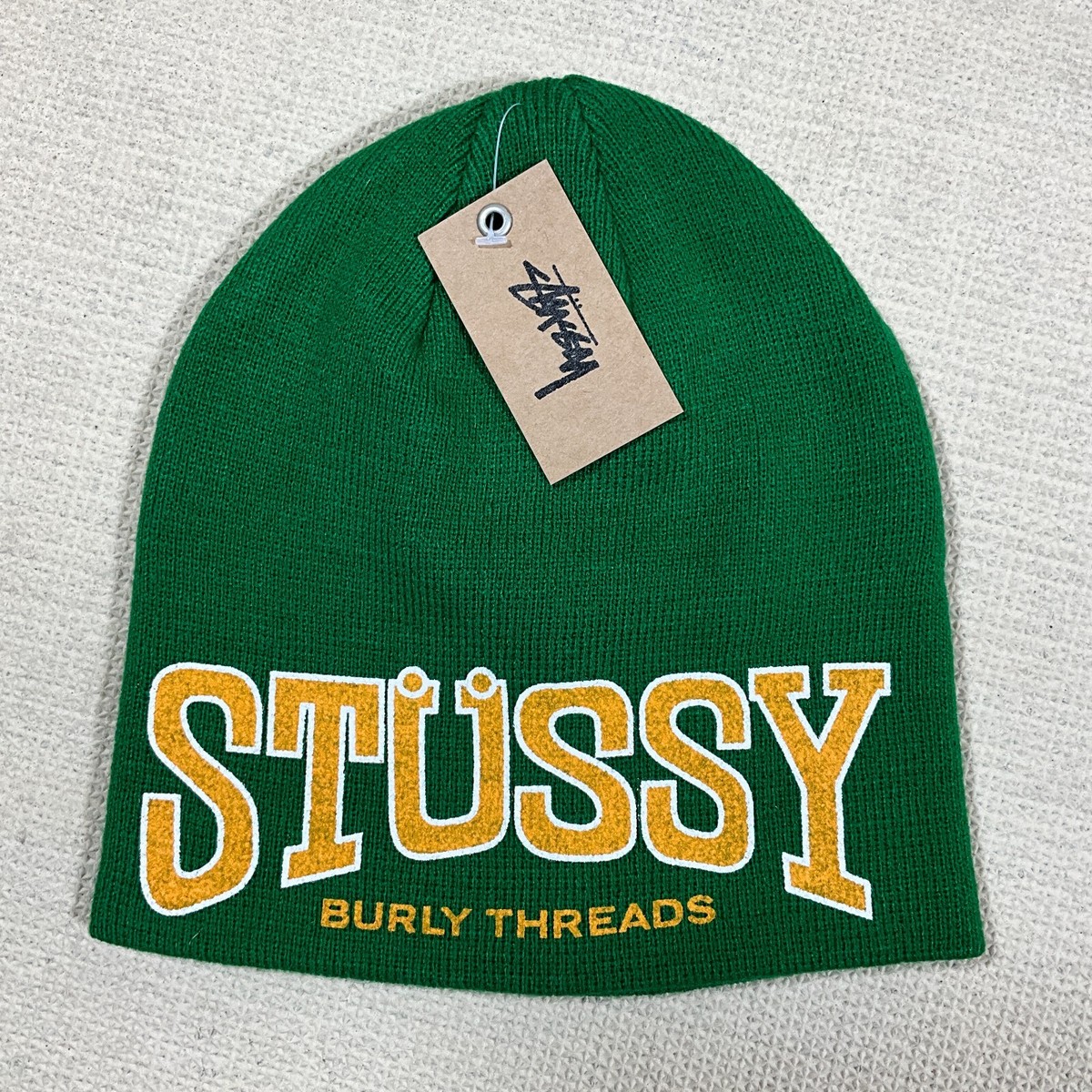 STÜSSY skull beanie green Stussy Basic Skullcap Beanie Lime Green – LESS 17