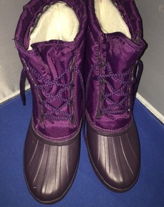 purple duck boots