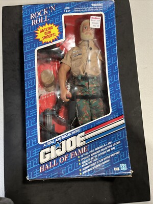 G I JOE ROCK N ROLL HALL OF FAME BY HASBRO IN ORIGINAL BOX 1992 Some Wear On Box